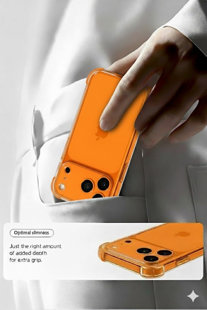 TWICK iPhone 17 Pro Max Clear Case – Slim & Durable Soft Gel Cover